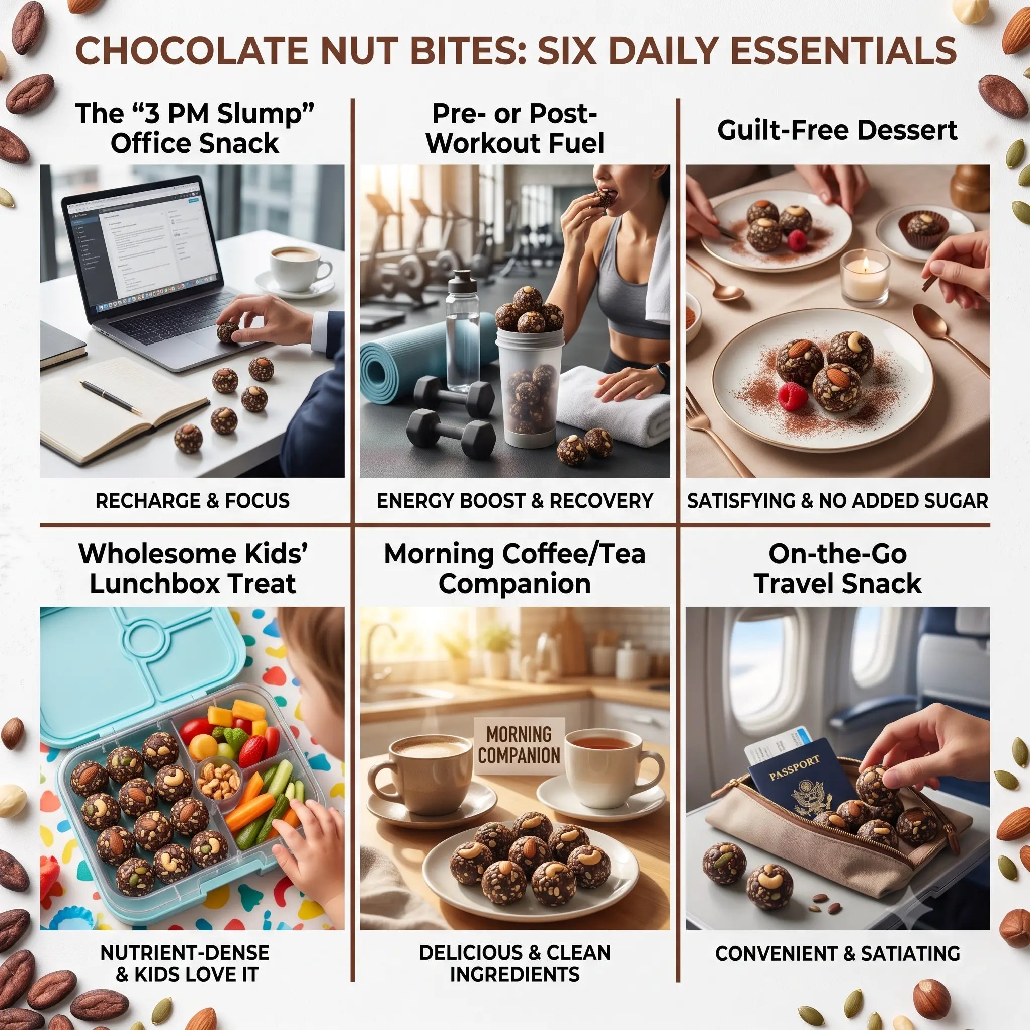 Wholesome Heaven - Chocolate Nut Bites