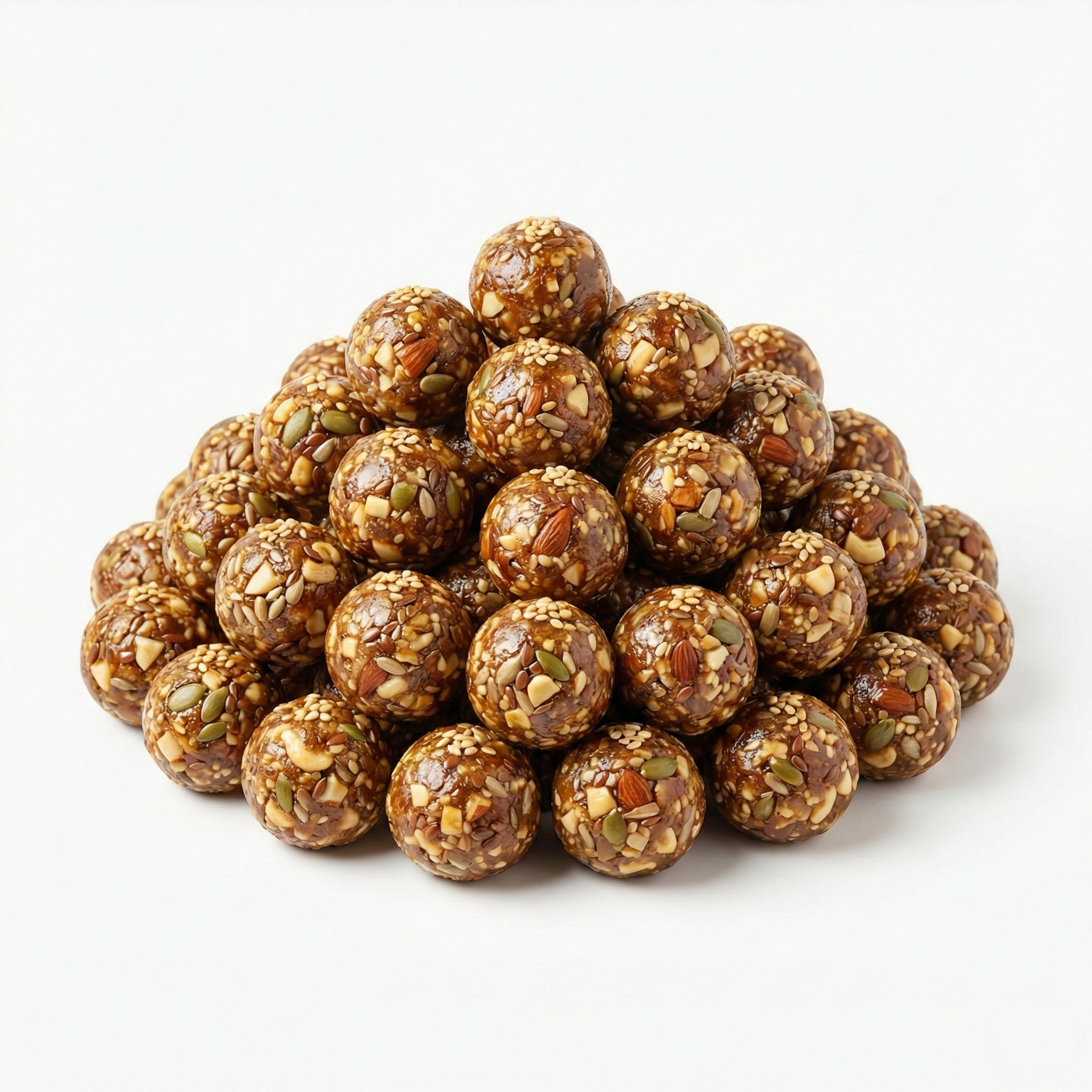 Wholesome Heaven Date & Nut Bites - Rich in Protein, Iron, Omega 3