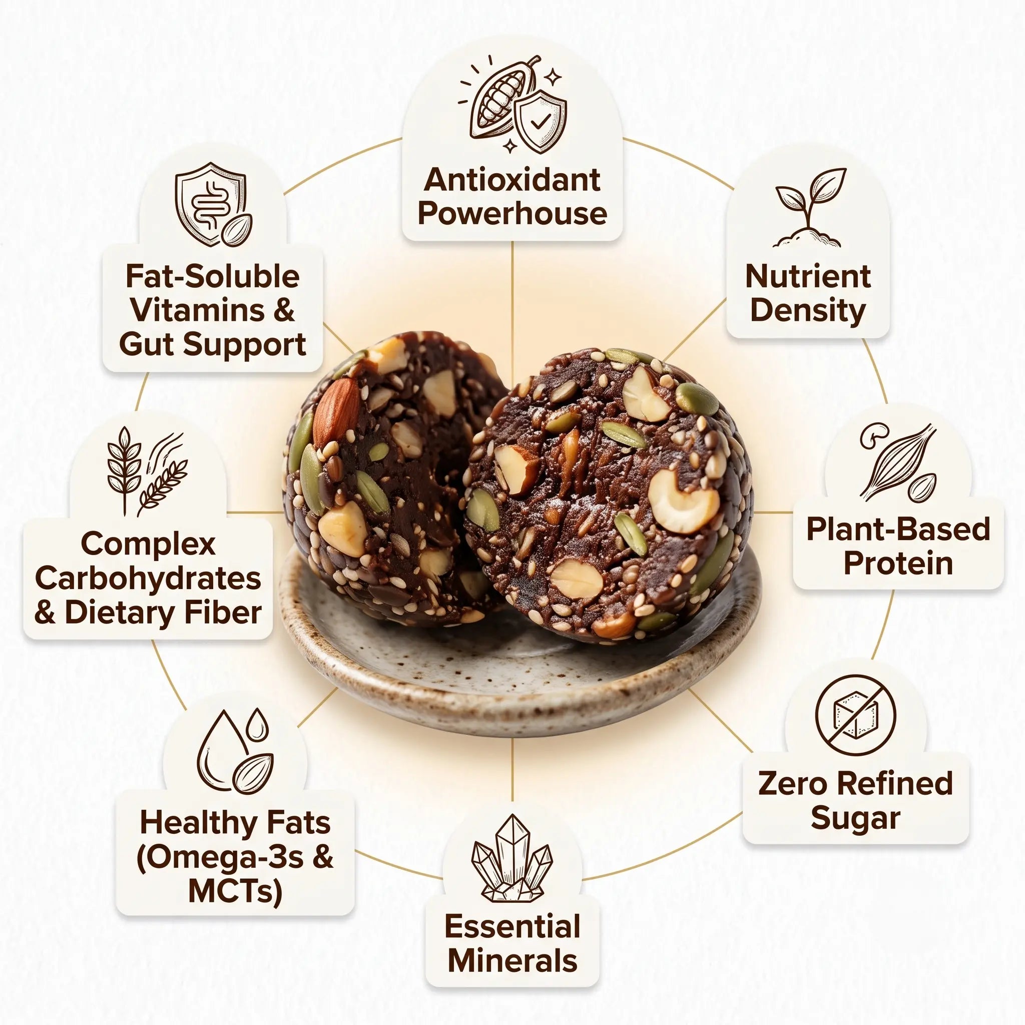 Wholesome Heaven - Chocolate Nut Bites