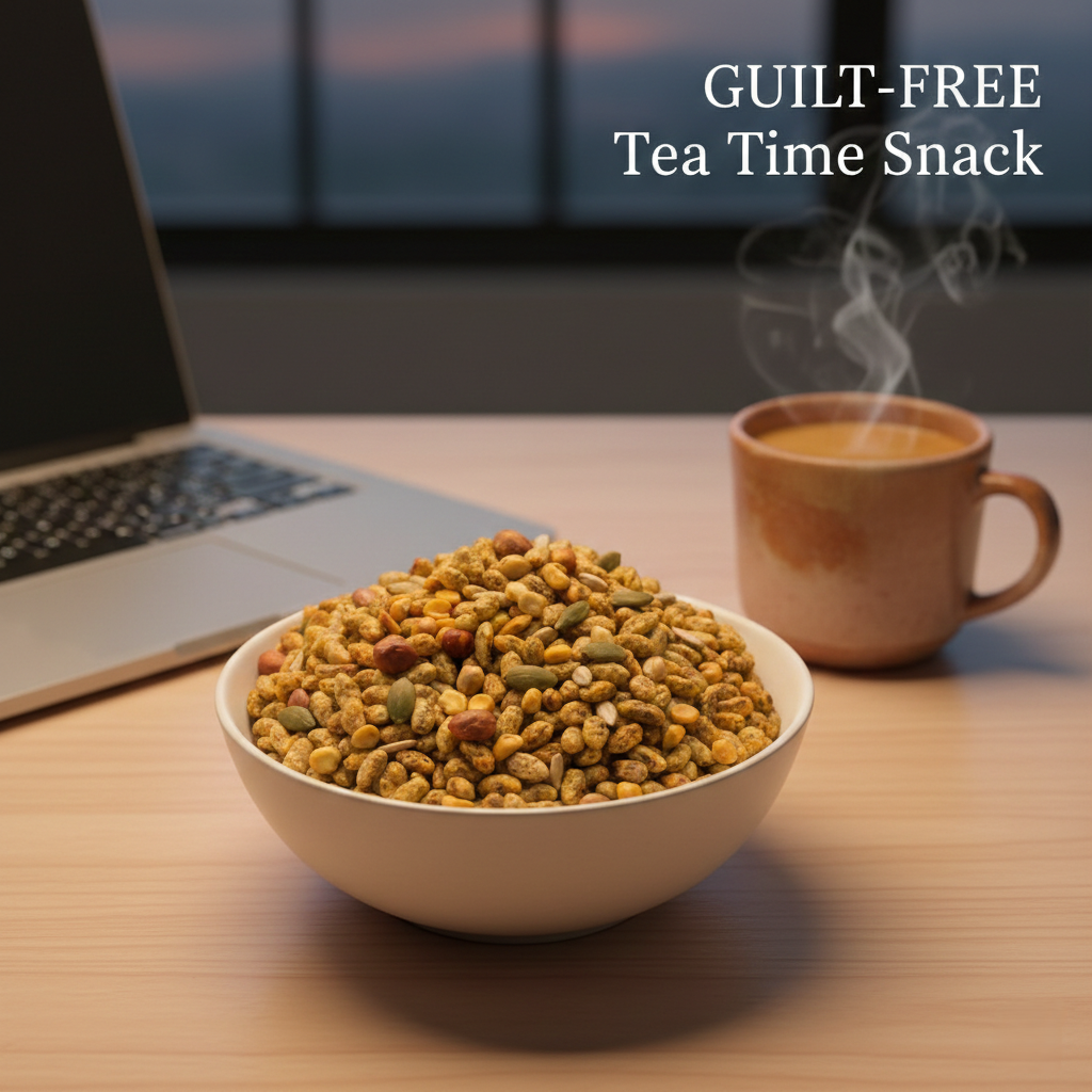 Wholesome Heaven Millet Mix | Zero Oil Ghee-Roasted Healthy Snacks