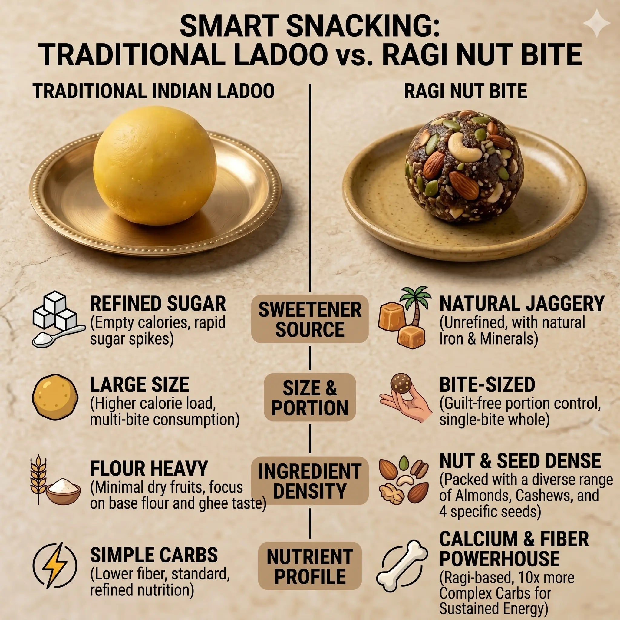 Wholesome Heaven - Ragi Nut Bites