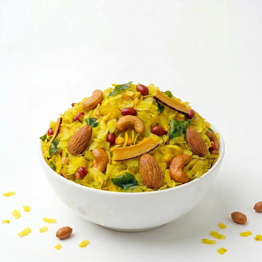 Wholesome Heaven - Ghee Roasted Dry Fruit Poha Chiwda