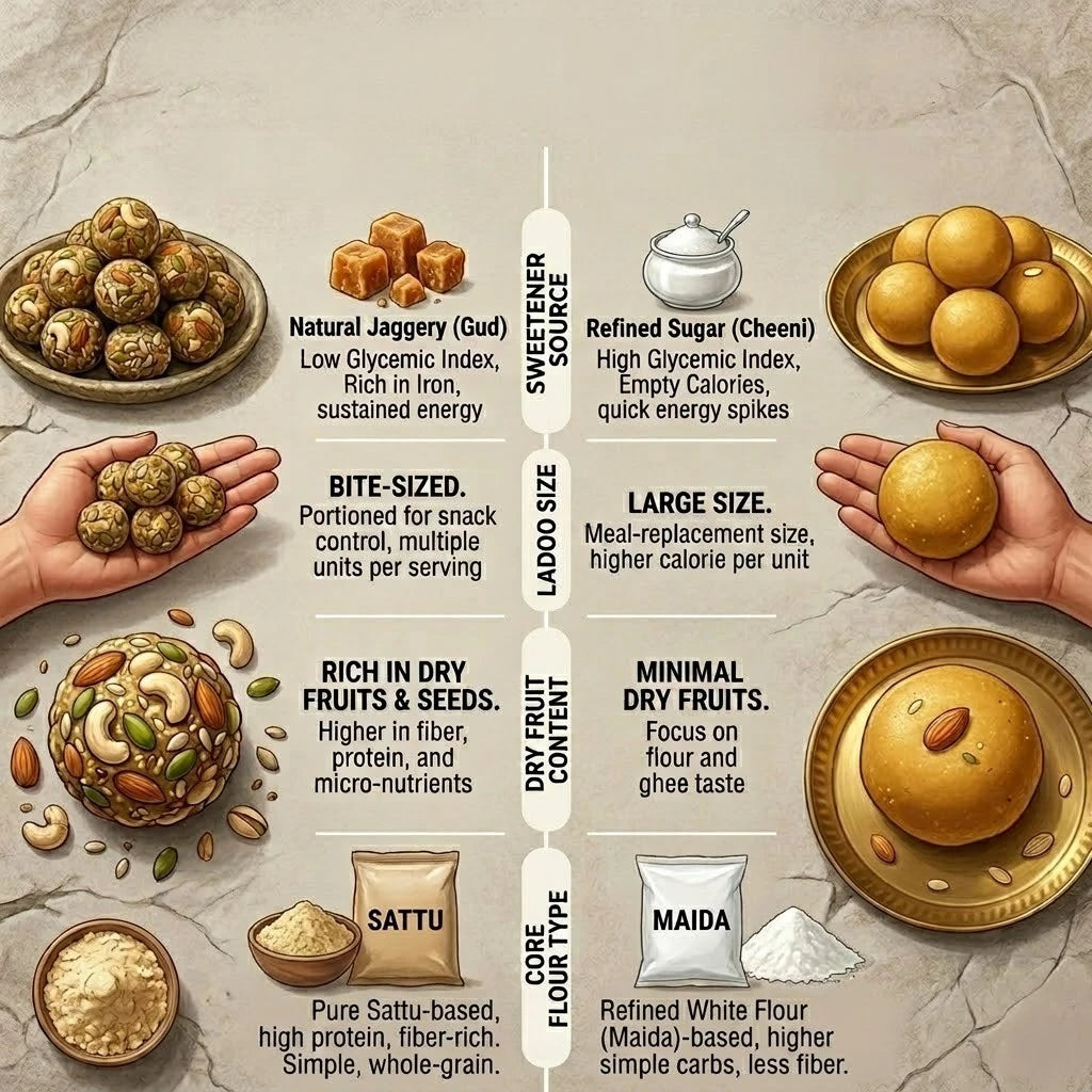 Wholesome Heaven - Sattu Nut Bites